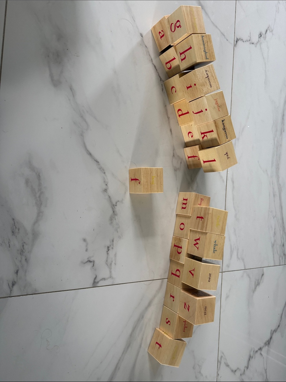 Pottery barn kids alphabet blocks